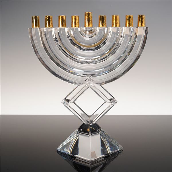 Baccarat Crystal Menorah