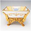 Image 1 : Limoges Porcelain Bowl with Gilt Ormolu Stand