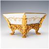 Image 2 : Limoges Porcelain Bowl with Gilt Ormolu Stand