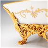 Image 3 : Limoges Porcelain Bowl with Gilt Ormolu Stand