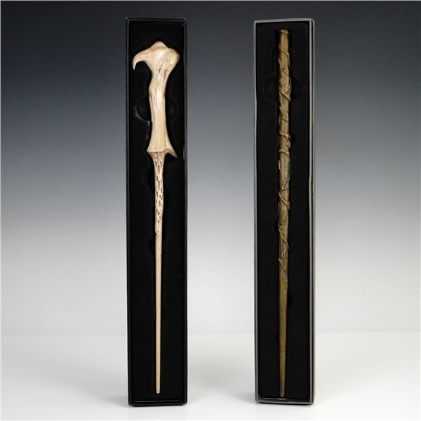 2pc Wizarding World of Harry Potter Wands Voldemort & Hermione Granger