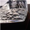 Image 4 : 2pc Hadeland Crystal Sculpture + Base, Man on the Moon