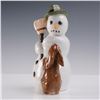 Image 4 : Royal Copenhagen Porcelain Figurine, Snowman with Rabbit