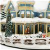 Image 4 : 4pc Thomas Kinkade Hawthorne Village Lighted Buildings