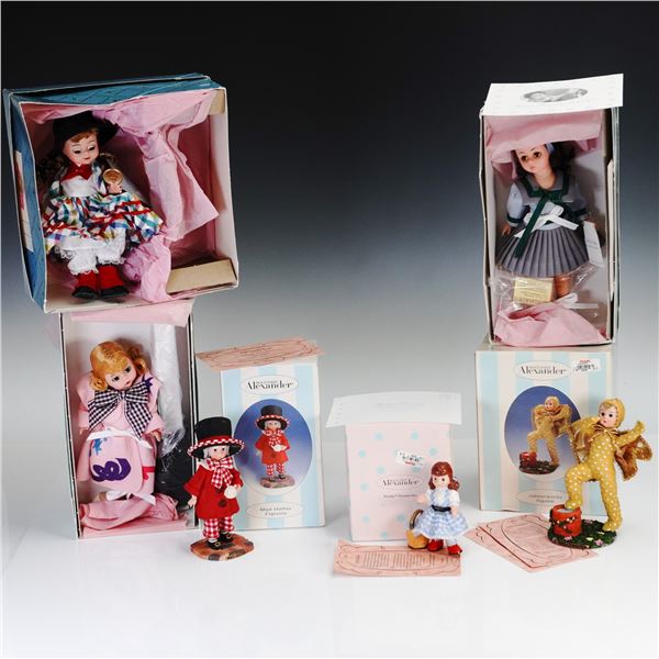 6pc Madame Alexander Dolls and Figurines