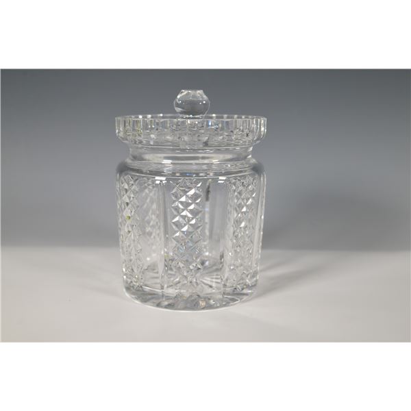 Waterford Crystal Hibernia Biscuit Barrel with Lid