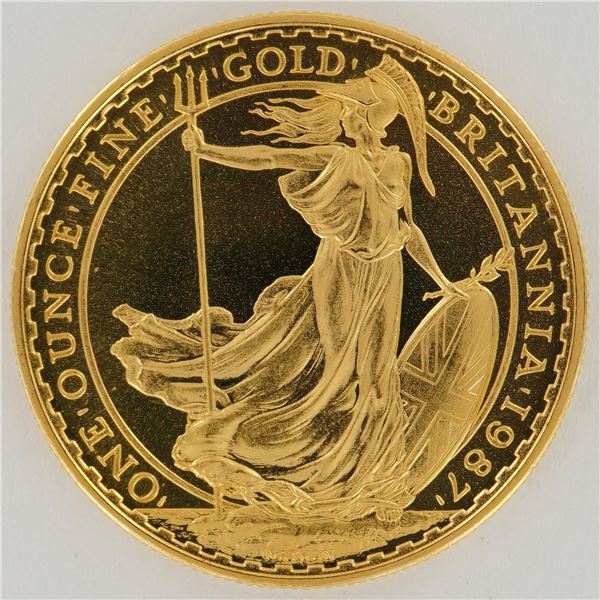 1987 Great Britain 1 oz Gold Britannia Coin