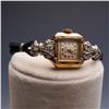 Image 1 : Vintage Gruen Veri-Thin Ladies Watch, 10K Gold-Filled, Diamond Accents