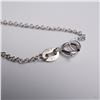 Image 4 : Sterling Silver Spiral Pendant with Pearl Drop, on Italian Chain