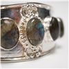 Image 4 : Labradorite and Sterling Silver Cuff Bracelet
