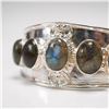 Image 6 : Labradorite and Sterling Silver Cuff Bracelet