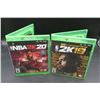 Image 2 : 2 X-Box One NBA Basketball Games