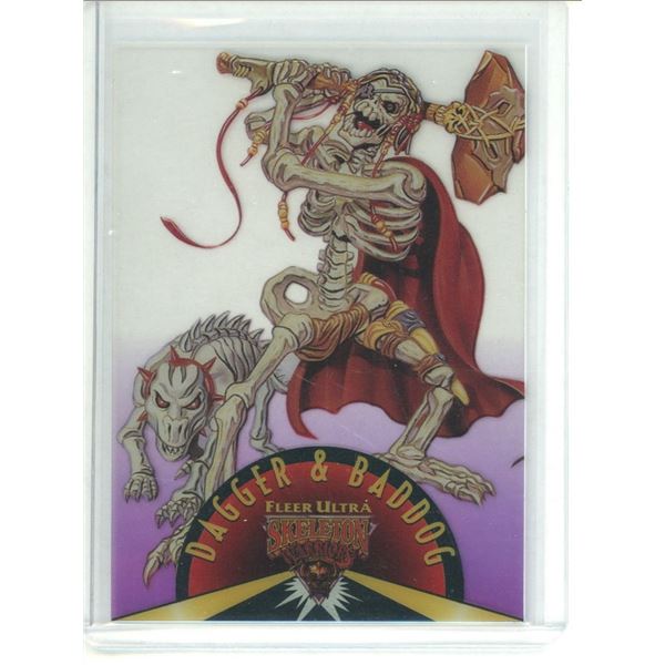 1995 Fleer Ultra Skeleton Warriors Suspended Animation #6 Dagger and Baddog