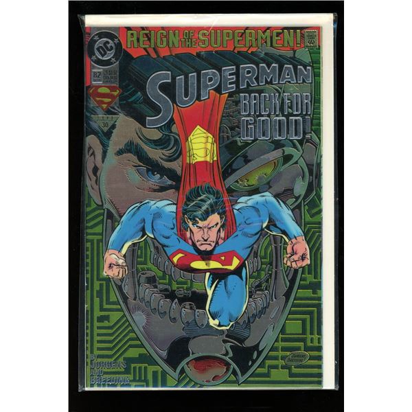 DC Superman Back For Good #82 Chromium Cover