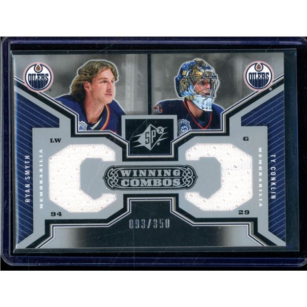 2005-06 SPx Winning Combos #WCSC Ryan Smyth/Ty Conklin 93/350