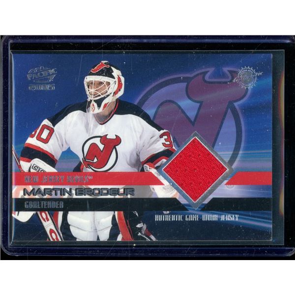 2004-05 Pacific Jerseys #20 Martin Brodeur 499/850 BV $35