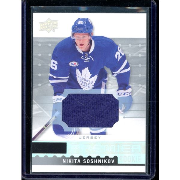 2016-17 Upper Deck Premier Rookies Jerseys #R17 Nikita Soshnikov