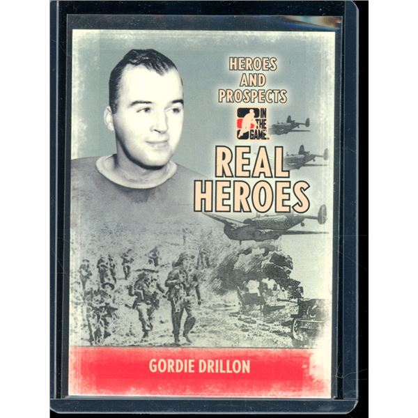 2009-10 ITG Heroes and Prospects Real Heroes #RH03 Gordie Drillon