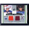 Image 1 : 2013-14 SP Game Used Rookie Fabrics Dual Nail Yakupov/Nathan MacKinnon BV $40