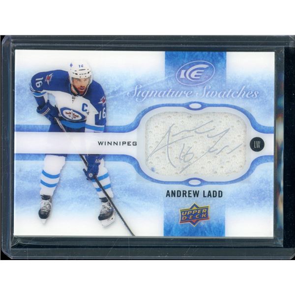 2015-16 Upper Deck Ice Signature Swatches #SSAL Andrew Ladd