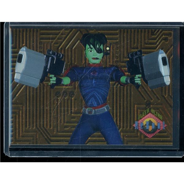 1995 Fleer Ultra Reboot Game Players Chromium #5 Space Cop