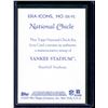Image 2 : 2009 Topps National Chicle Era Icons Relics #YS Yankee Stadium Stamp BV $40