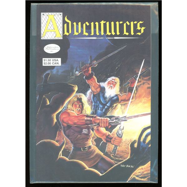 Adventurers #1 First Issue - Adventures Publications 1986