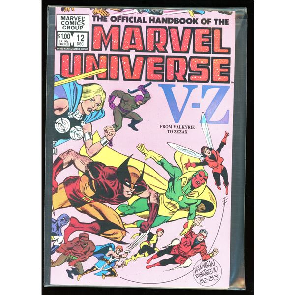 Marvel The Official Handbook Of The Marvel Universe #12