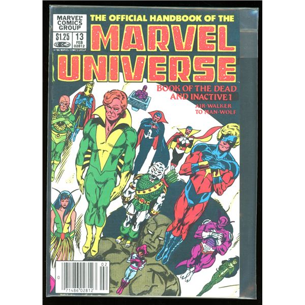 Marvel The Official Handbook Of The Marvel Universe #13