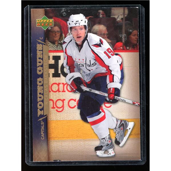 2007-08 Upper Deck Young Guns Retro Oversized #YG6 Nicklas Backstrom BV $30