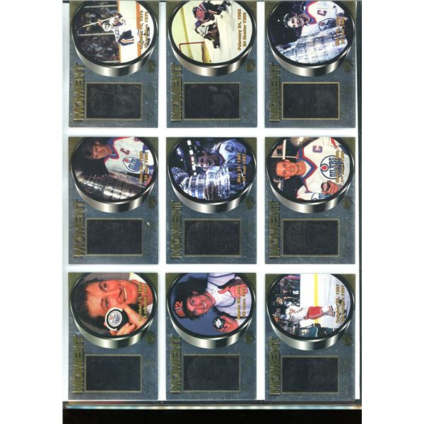 1998-99 McDonald's Upper Deck Gretzky's Moments Lot Of 9 Cards