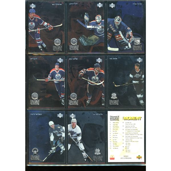 1998-99 McDonald's Upper Deck Gretzky's Teammates Complete Set