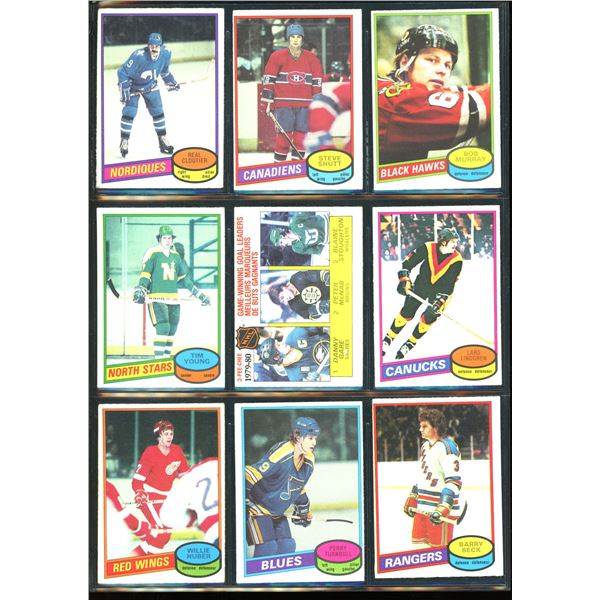 1980-81 OPC O-Pee-Chee Lot Of 9 Vintage Cards Various Teams & Players