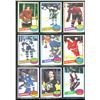 Image 1 : 1980-81 OPC O-Pee-Chee Lot Of 9 Vintage Cards Various Teams & Players