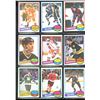 Image 1 : 1980-81 OPC O-Pee-Chee Lot Of 9 Vintage Cards Various Teams & Players