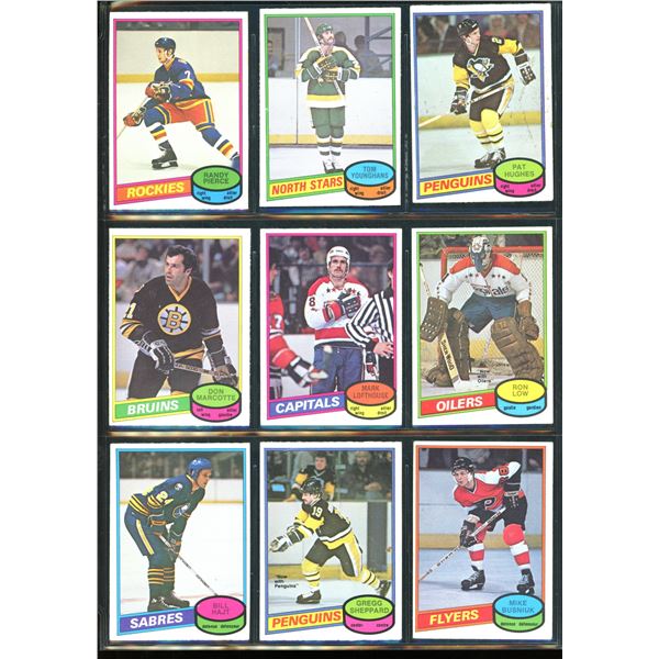 1980-81 OPC O-Pee-Chee Lot Of 9 Vintage Cards Various Teams & Players