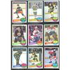 Image 1 : 1980-81 OPC O-Pee-Chee Lot Of 9 Vintage Cards Various Teams & Players