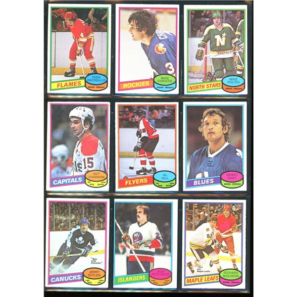 1980-81 OPC O-Pee-Chee Lot Of 9 Vintage Cards Various Teams & Players