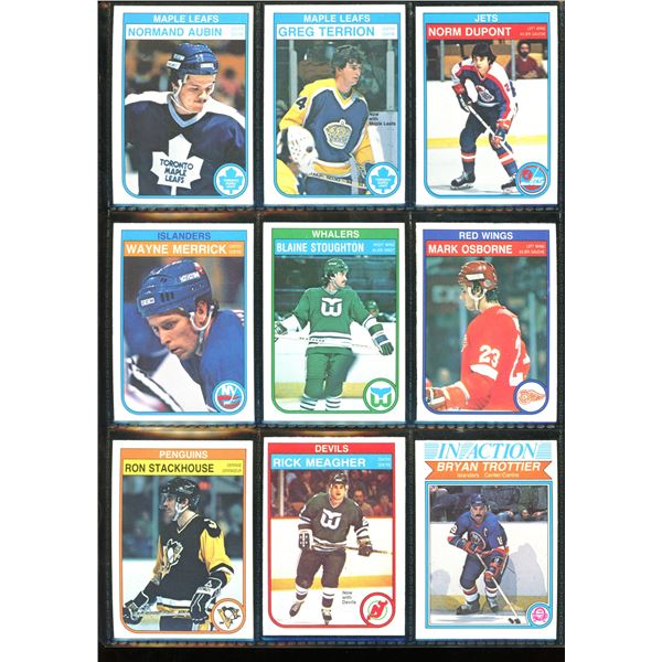 1982-83 OPC O-Pee-Chee Lot Of 9 Vintage Cards Various Teams & Players