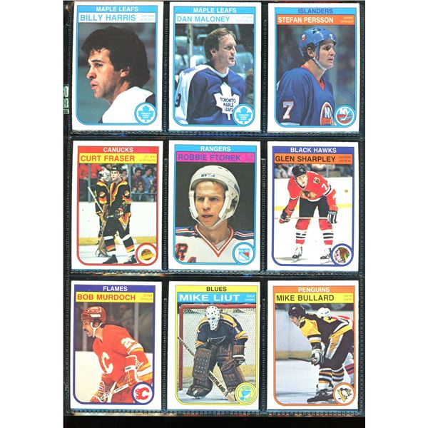 1982-83 OPC O-Pee-Chee Lot Of 9 Vintage Cards Various Teams & Players