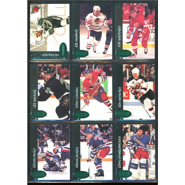 Lot of 9 Parkhurst Emerald Hockey Cards Various Teams & Players