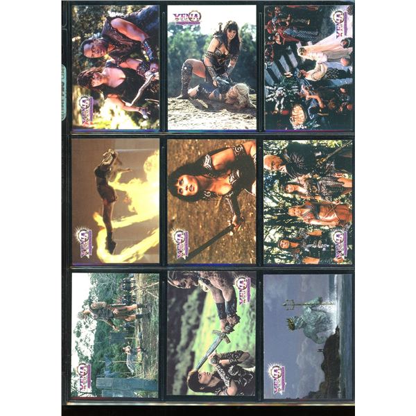Lot Of 9 Xena Collectible Trading Cards