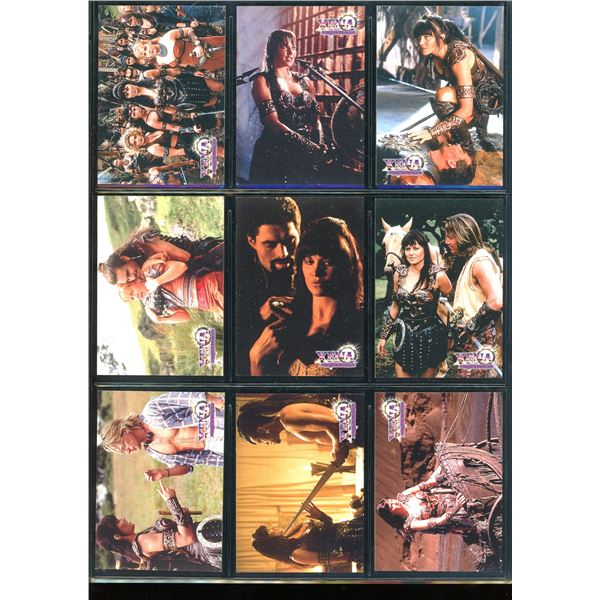 Lot Of 9 Xena Collectible Trading Cards