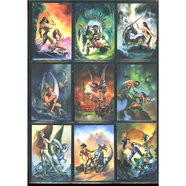 Lot Of 9 Fantasy Art Collectible Trading Cards