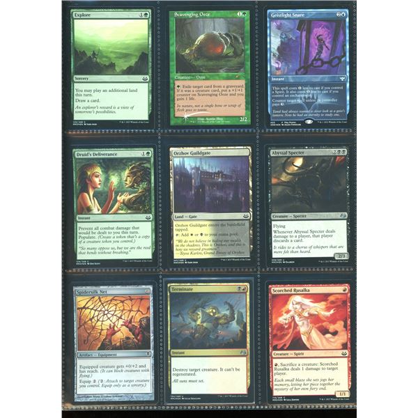 Lot Of 9 Various Magic The Gathering FOIL Cards Various Sets & Colors