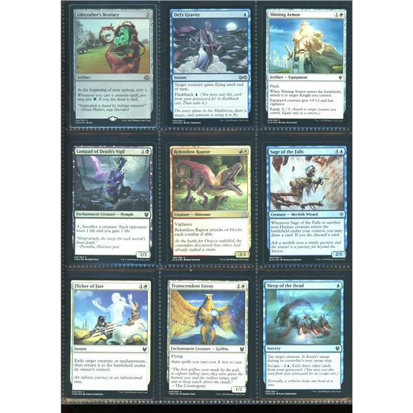 Lot Of 9 Various Magic The Gathering FOIL Cards Various Sets & Colors