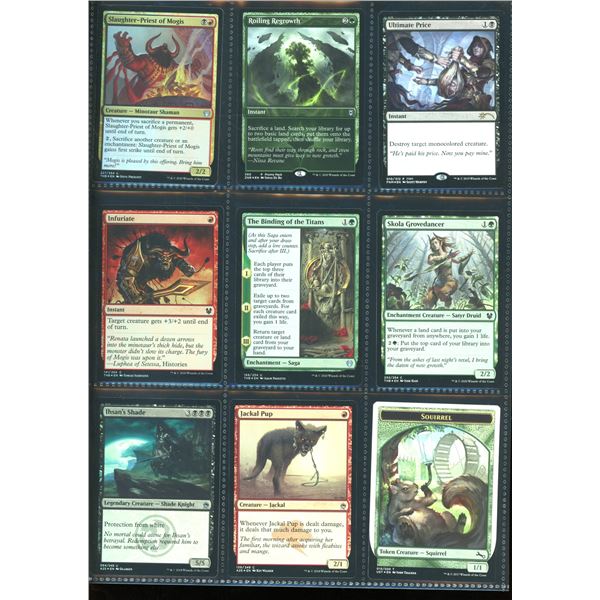 Lot Of 9 Various Magic The Gathering FOIL Cards Various Sets & Colors