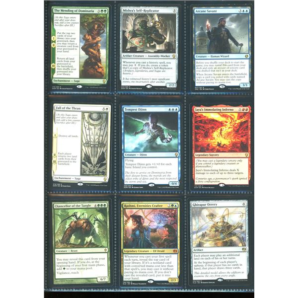 Lot Of 9 Various Magic The Gathering Cards Various Sets & Colors