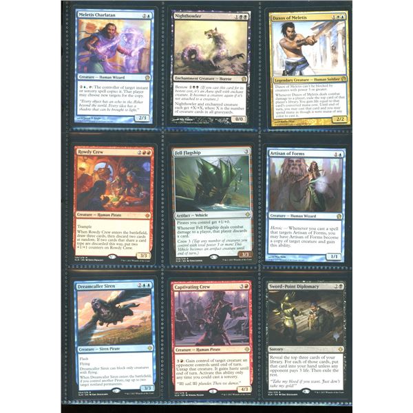 Lot Of 9 Various Magic The Gathering Cards Various Sets & Colors