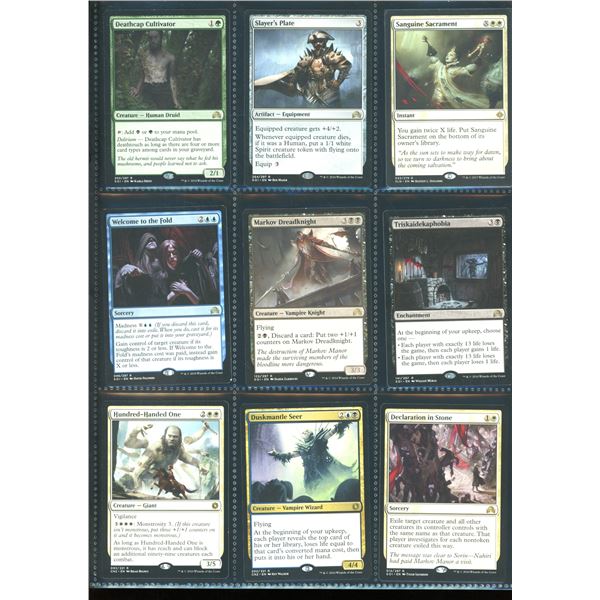 Lot Of 9 Various Magic The Gathering Cards Various Sets & Colors